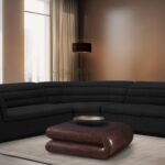 Cascade 148" Boucle Fabric Upholstered Sectional