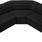 Cascade 148" Boucle Fabric Upholstered Sectional