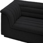Cascade 148" Boucle Fabric Upholstered Sectional