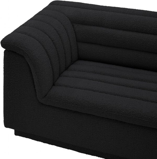 Cascade 148" Boucle Fabric Upholstered Sectional