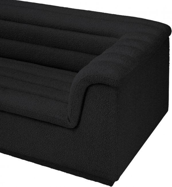 Cascade 148" Boucle Fabric Upholstered Sectional
