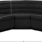 Cascade 148" Boucle Fabric Upholstered Sectional