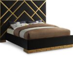 Vector Velvet Upholstered Bed