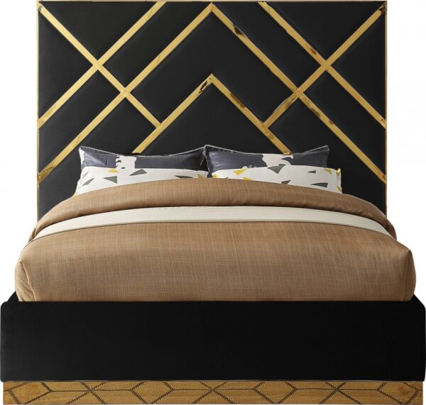 Vector Velvet Upholstered Bed