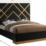 Vector Velvet Upholstered Bed