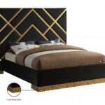 Vector Velvet Upholstered Bed