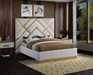 Vector Vegan Leather Upholstered Bed