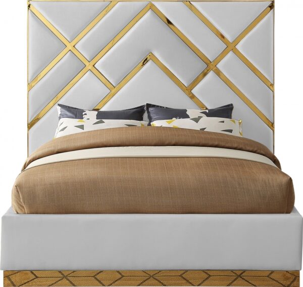 Vector Vegan Leather Upholstered Bed