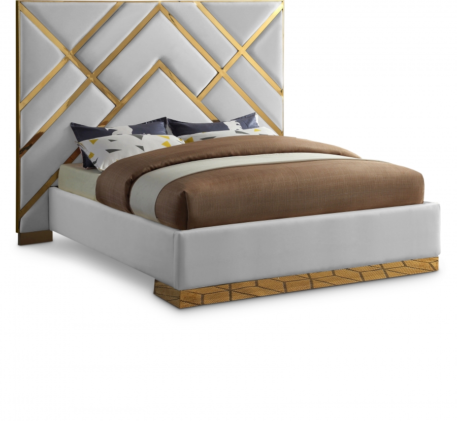 Vector Vegan Leather Upholstered Bed