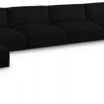 Ease 228" Fabric Upholstered 8pc. Modular Sectional