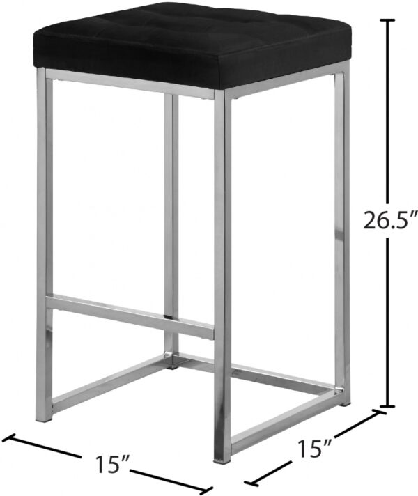 Nicola Velvet Upholstered Counter Stool