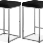 Nicola Velvet Upholstered Counter Stool