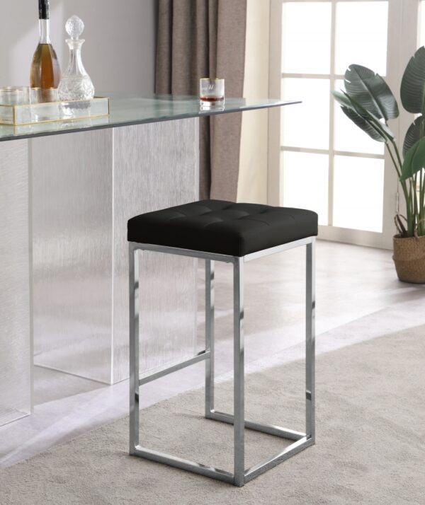 Nicola Vegan Leather Upholstered Counter Stool