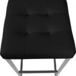 Nicola Vegan Leather Upholstered Counter Stool