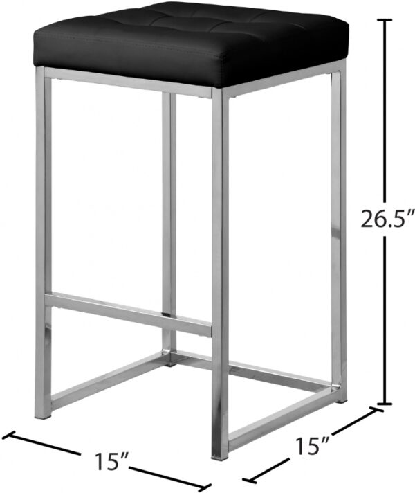 Nicola Vegan Leather Upholstered Counter Stool