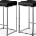 Nicola Vegan Leather Upholstered Counter Stool