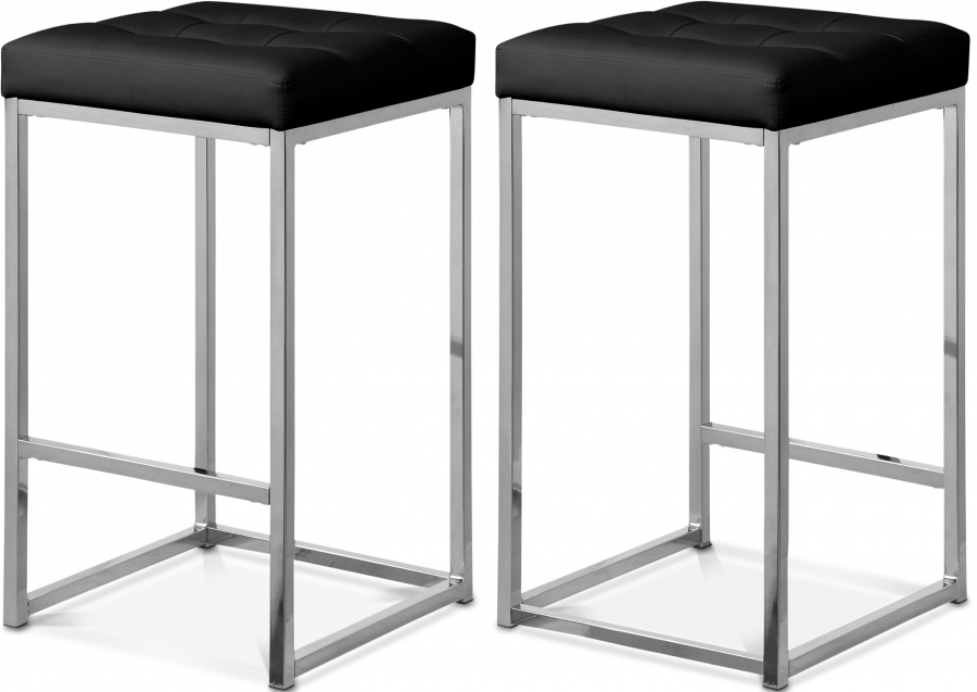Nicola Vegan Leather Upholstered Counter Stool