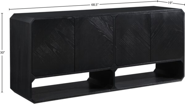 Parker Solid Wood And Ash Veneer Sideboard / Buffet