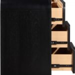 Fluted Solid Wood And Oak Veneer Dresser