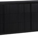 Fluted Solid Wood And Oak Veneer Dresser