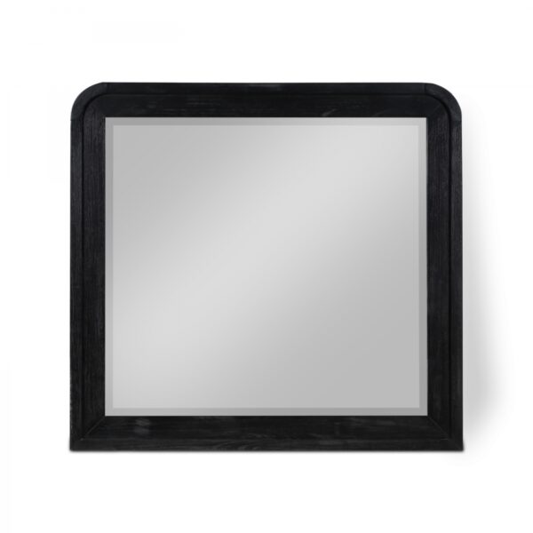 Fluted Solid Wood And Oak Veneer Mirror