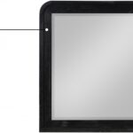 Fluted Solid Wood And Oak Veneer Mirror