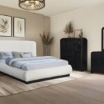 Fluted Solid Wood And Oak Veneer Nightstand