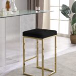 Nicola Velvet Upholstered Counter Stool