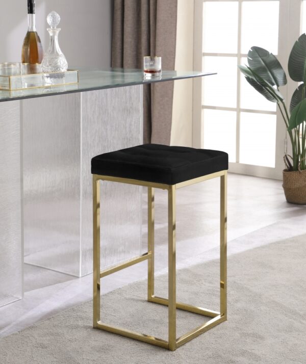 Nicola Velvet Upholstered Counter Stool