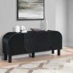 Casablanca Solid Wood And Oak Veneer Sideboard / Buffet