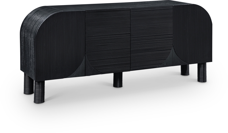 Casablanca Solid Wood And Oak Veneer Sideboard / Buffet