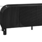 Casablanca Solid Wood And Oak Veneer Sideboard / Buffet