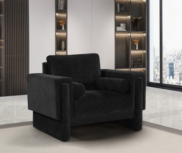 Madeline Chenille Fabric Upholstered Living Room Chair