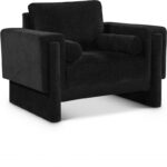 Madeline Chenille Fabric Upholstered Living Room Chair