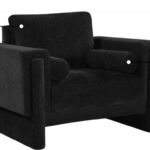 Madeline Chenille Fabric Upholstered Living Room Chair