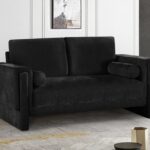 Madeline 65" Chenille Fabric Upholstered Loveseat