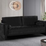 Madeline 89" Chenille Fabric Upholstered Sofa