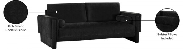 Madeline 89" Chenille Fabric Upholstered Sofa