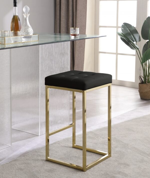 Nicola Vegan Leather Upholstered Counter Stool