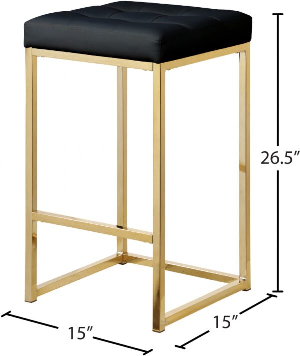 Nicola Vegan Leather Upholstered Counter Stool