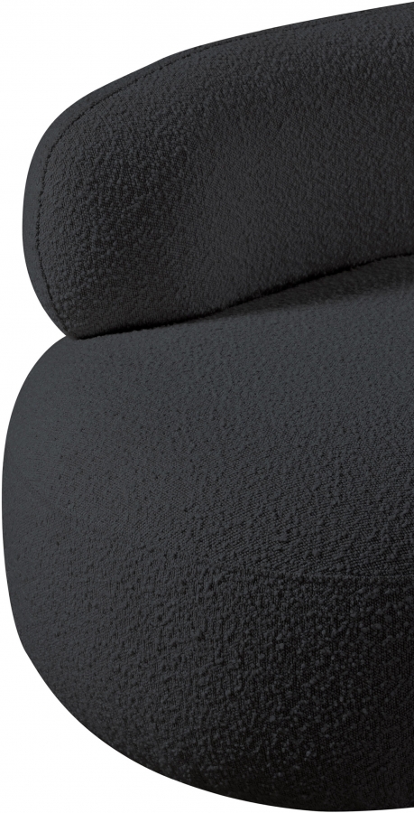 Venti Boucle Fabric Upholstered Living Room Chair