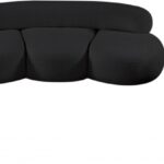 Venti Boucle Fabric Upholstered Living Room Chair