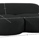 Venti 65" Boucle Fabric Upholstered Loveseat