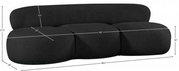 Venti 88.5" Boucle Fabric Upholstered Sofa