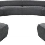 Bale 202" Chenille Fabric Upholstered 10 pc. Modular Sectional