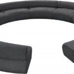 Bale 202" Chenille Fabric Upholstered 10 pc. Modular Sectional