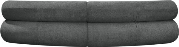 Bale 108" Chenille Fabric Upholstered 2 pc. Modular Sectional