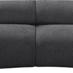 Bale 108" Chenille Fabric Upholstered 2 pc. Modular Sectional