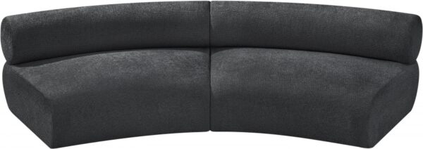 Bale 108" Chenille Fabric Upholstered 2 pc. Modular Sectional