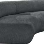 Bale 108" Chenille Fabric Upholstered 2 pc. Modular Sectional
